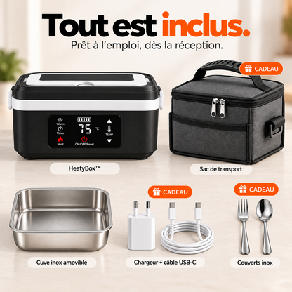 HeatyBox™ — Lunch Box Chauffante 1L